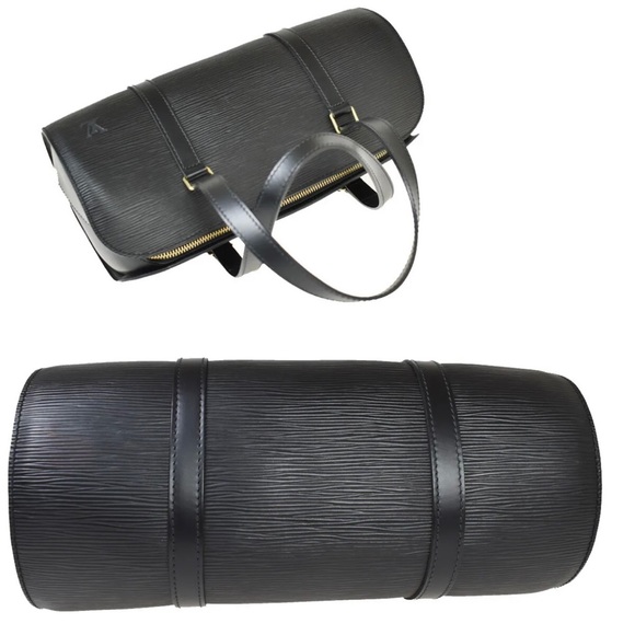 Louis Vuitton Epi Leather Noir Soufflot Papillon ~ 💯 AUTHENTIC - Picture 13 of 16